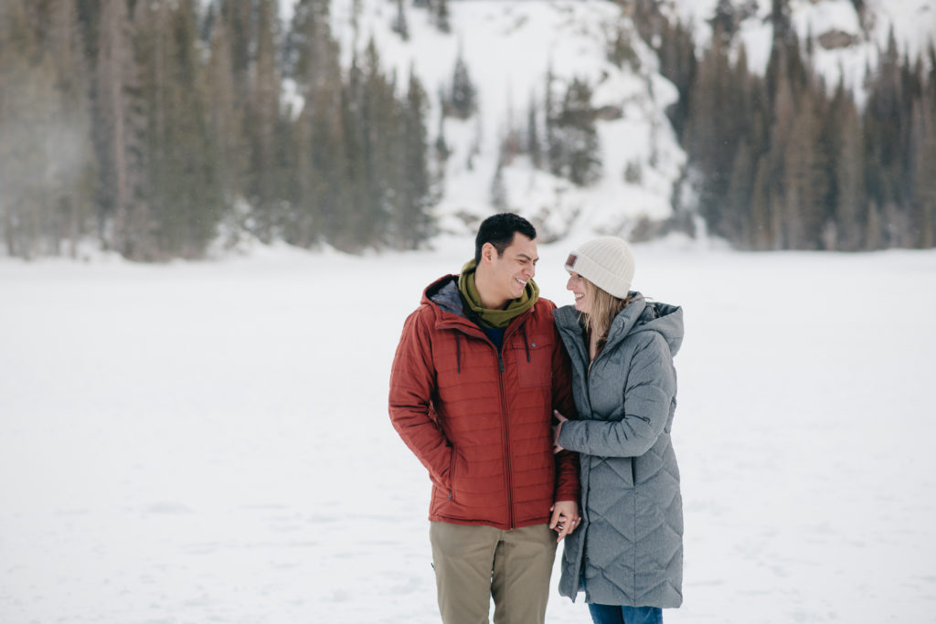 Couple in Rocky Mountain National Park